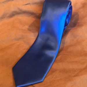 Electric blue tie